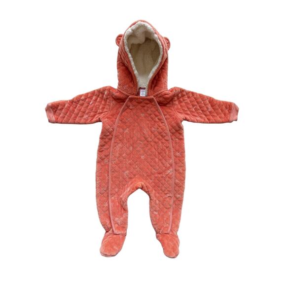 Nordstrom Quilted Velour Bunting Size 9m - Picture 1 of 5